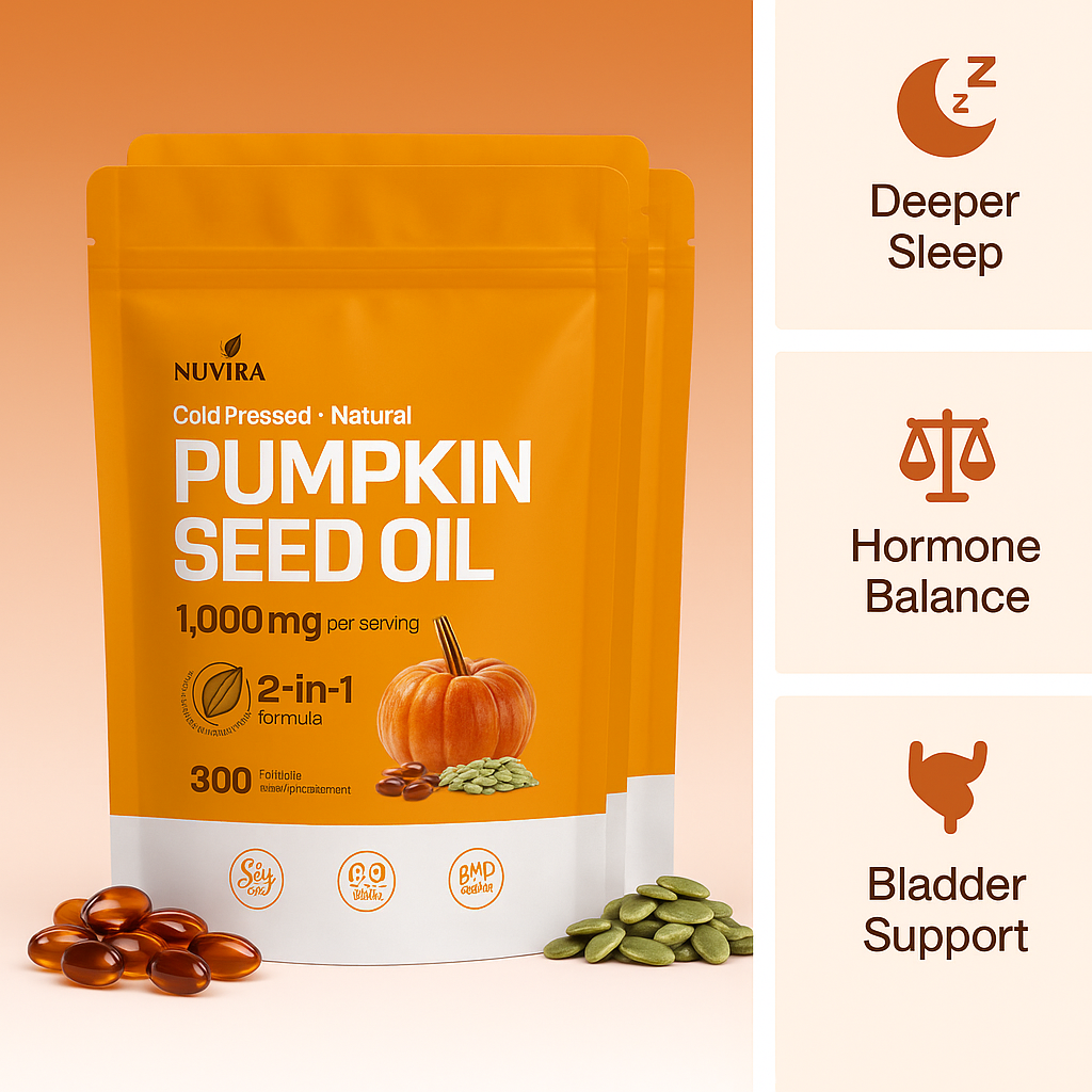 NUVIRA Pumpkin Seed Oil + Saw Palmetto